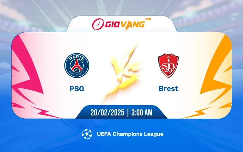 Soi kèo PSG vs Brest 03h00 ngày 20/02/2025 – Cup C1
