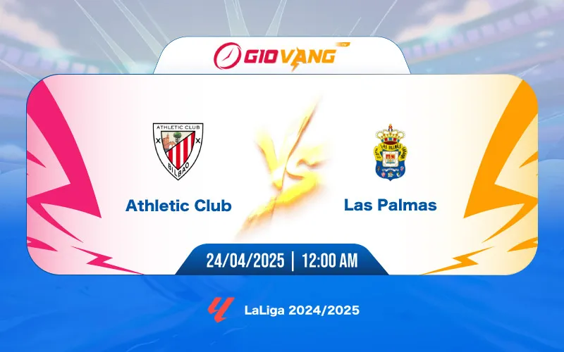 Soi kèo Ath Bilbao vs Las Palmas 00h00 ngày 24/4/2025 – La Liga