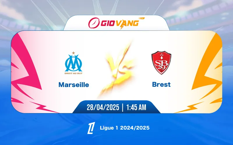 Soi kèo Marseille vs Brest 01h45 ngày 28/4/2025 – Ligue 1