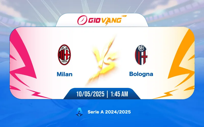 Soi kèo AC Milan vs Bologna 01h45 ngày 10/5/2025 – Serie A
