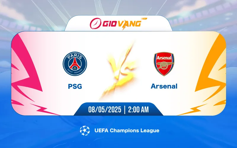 Soi kèo PSG vs Arsenal 02h00 ngày 08/5/2025 – Cup C1