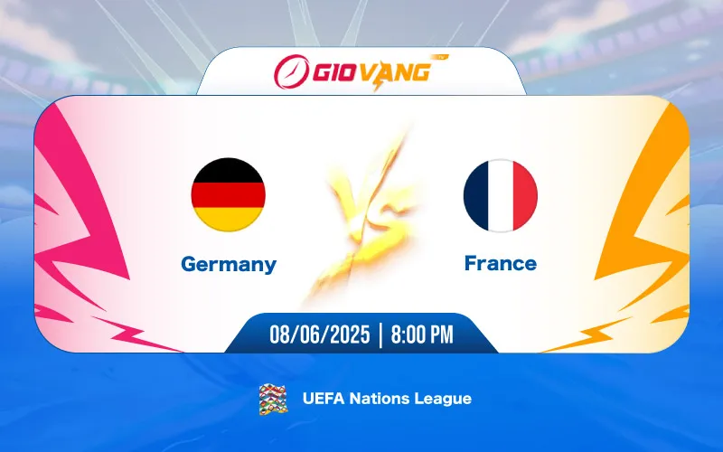 Soi kèo Đức vs Pháp 20h00 ngày 08/6/2025 – Nations League