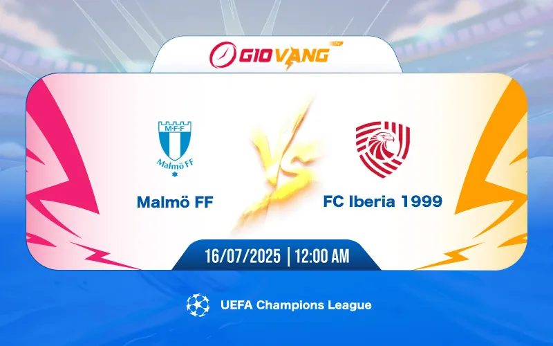 Soi kèo Malmo vs Iberia 00h00 ngày 16/7/2025 – Cup C1