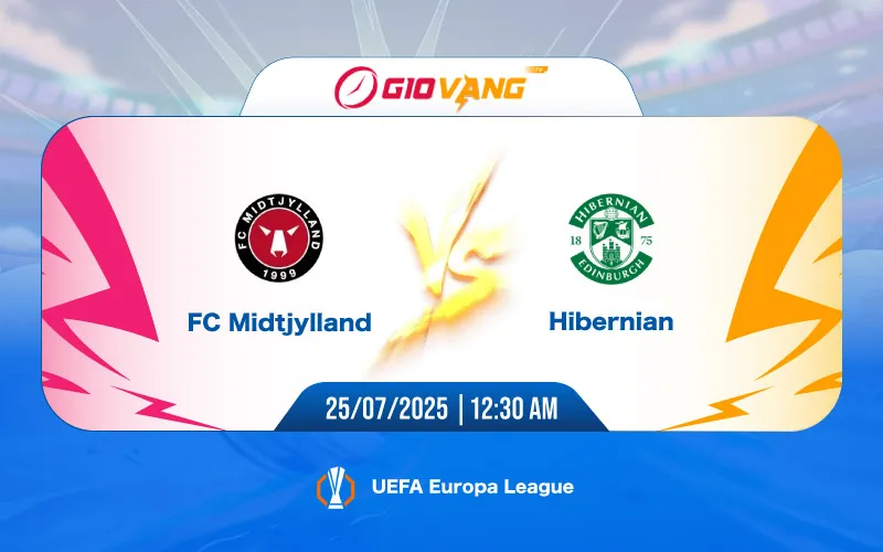 Soi kèo Midtjylland vs Hibernian 00h30 ngày 25/7/2025 – Cup C2
