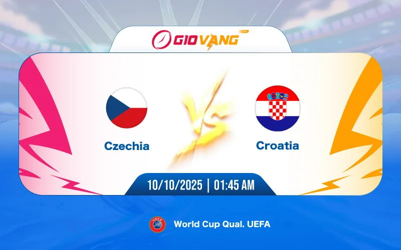 Soi kèo CH Séc vs Croatia 01h45 ngày 10/10/2025 – VL World Cup 2026