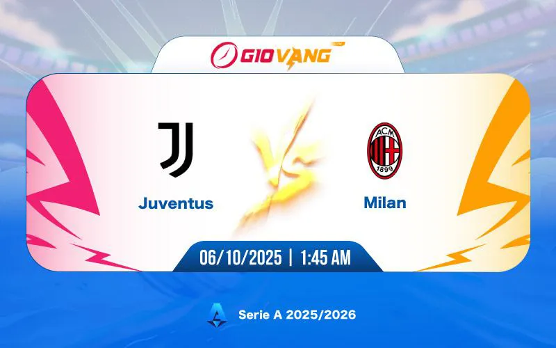 Soi kèo Juventus vs AC Milan 01h45 ngày 06/10/2025 – Serie A