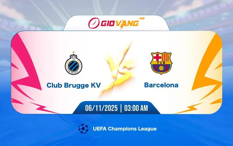 Soi kèo Club Brugge vs Barcelona 03h00 ngày 06/11/2025 – Cup C1
