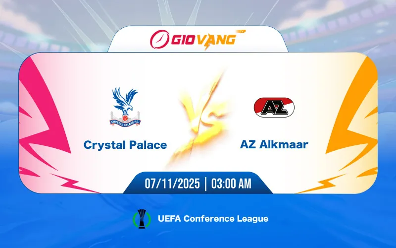 Soi kèo Crystal Palace vs AZ Alkmaar 03h00 ngày 07/11/2025 – Cup C3