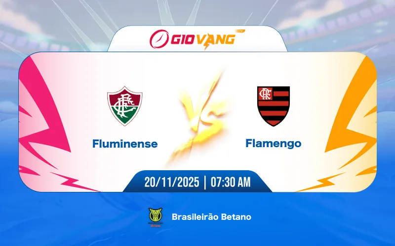 Soi kèo Fluminense vs Flamengo RJ 07h30 ngày 20/11/2025 – VĐQG Brazil