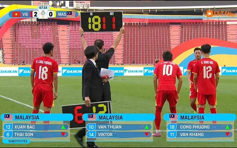 su co hien thi tai dien o tran u22 viet nam thang malaysia 1