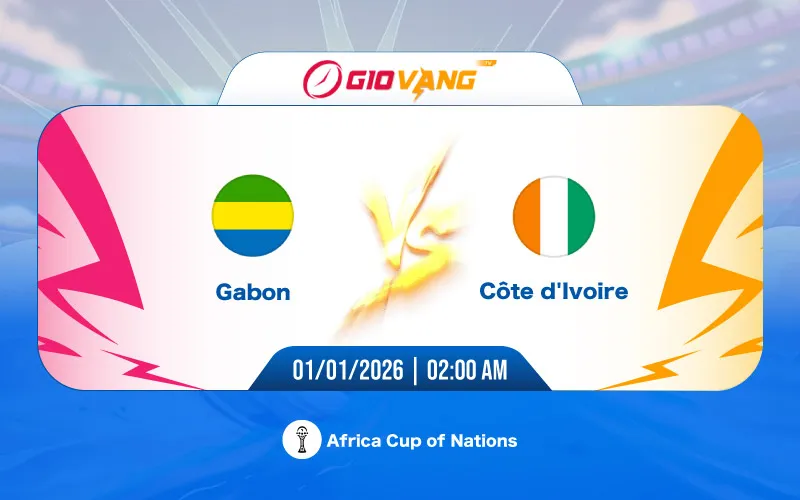 Soi kèo Gabon vs Bờ Biển Ngà 02h00 ngày 01/01/2026 – Cup Châu Phi