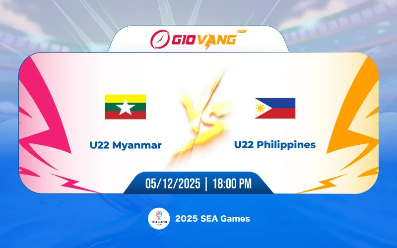 Soi kèo U22 Myanmar vs U22 Philippines 18h00 ngày 05/12/2025 – SEA Games