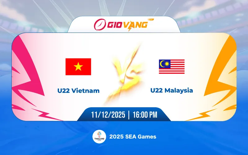 Soi kèo U22 Việt Nam vs U22 Malaysia 16h00 ngày 11/12/2025 – SEA Games