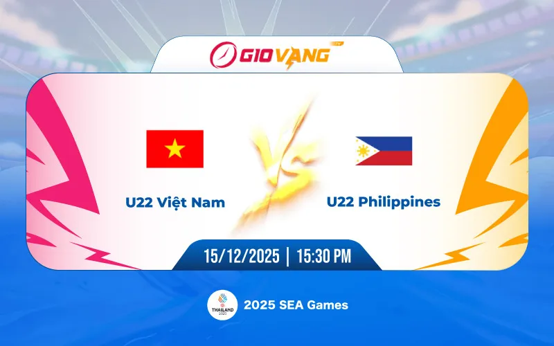 Soi kèo U22 Việt Nam vs U22 Philippines 15h30 ngày 15/12/2025 – SEA Games