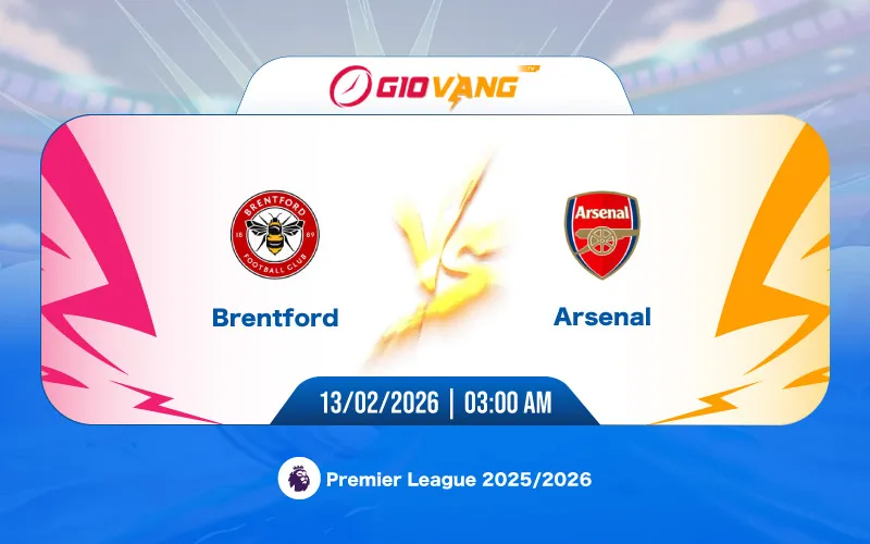 Soi kèo Brentford vs Arsenal 03h00 ngày 13/02/2026 – Ngoại hạng Anh