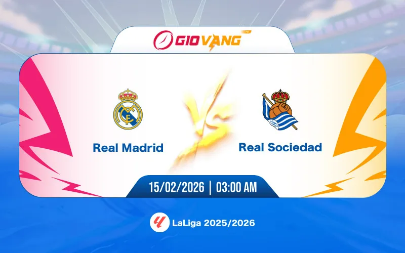 Soi kèo Real Madrid vs Sociedad 03h00 ngày 15/02/2026 – La Liga