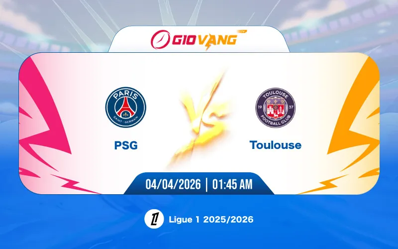 Soi kèo PSG vs Toulouse 01h45 ngày 04/4/2026 – Ligue 1