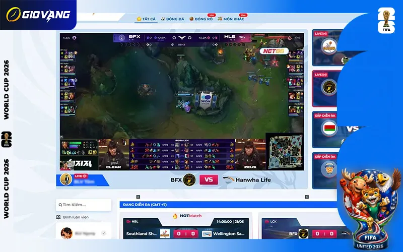 Xem trực tiếp World Cup 2026 mượt mà tại Giovang TV