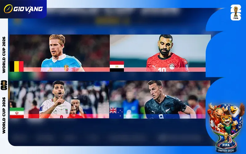 Lịch Thi Đấu Bảng G World Cup 2026 Theo Giờ Việt Nam