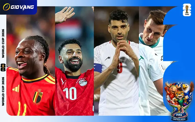 Nhận định bảng G World Cup 2026 với Bỉ, Ai Cập, Iran và New Zealand