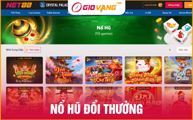 Nổ hũ đổi thưởng giải trí với nhiều chủ đề độc đáo
