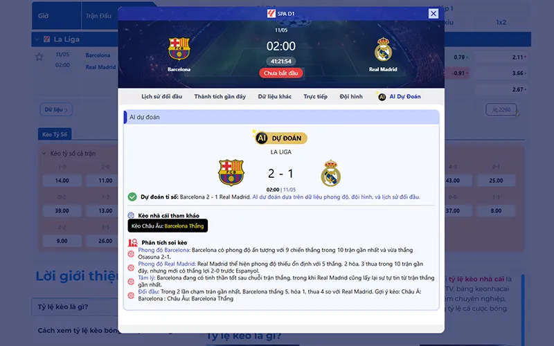 Dự đoán AI Barcelona vs Real Madrid 02h00 ngày 11/5/2026