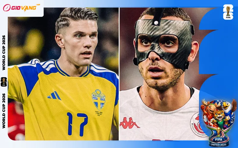 Nhận định soi kèo bóng đá Thụy Điển vs Tunisia 09h00 ngày 15/6/2026