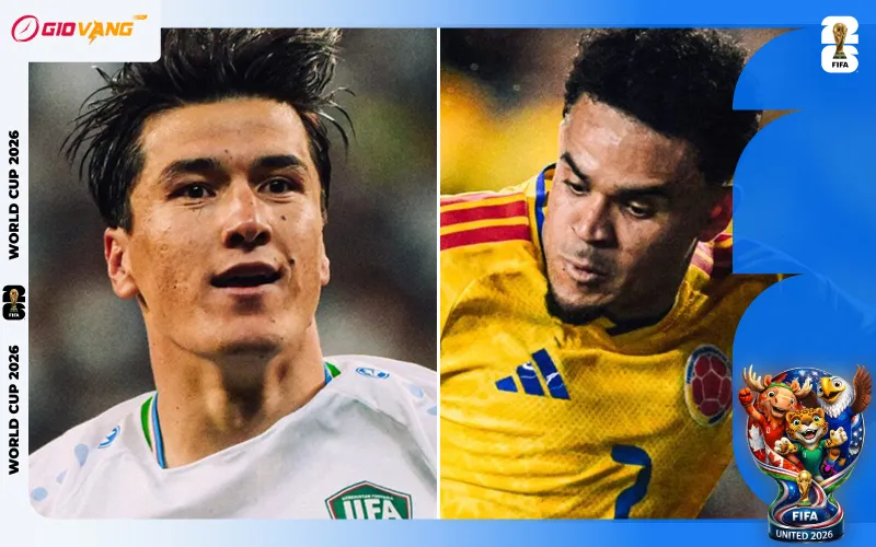Nhận định soi kèo bóng đá Uzbekistan vs Colombia 09h00 ngày 18/6/2026