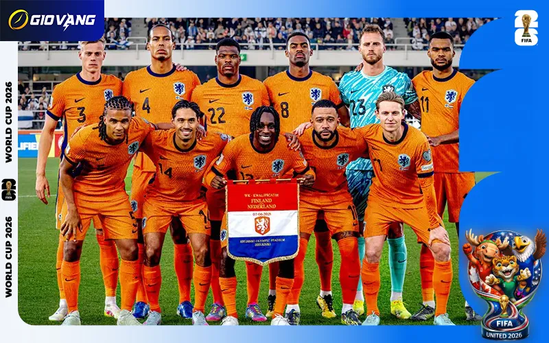 Danh Sách Cầu Thủ Đội Tuyển Hà Lan Tại World Cup 2026