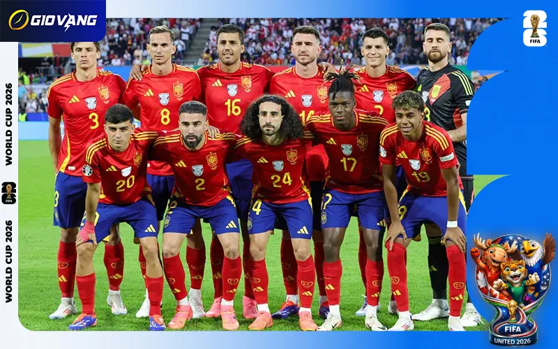Danh Sách Cầu Thủ Đội Tuyển Tây Ban Nha Tại World Cup 2026