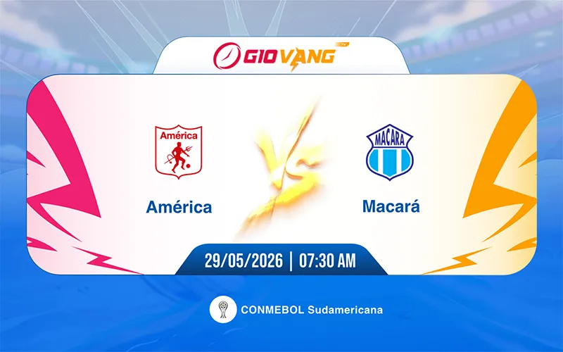 Soi kèo America vs Macara  07h30 ngày 29/5/2026 – Cup Nam Mỹ