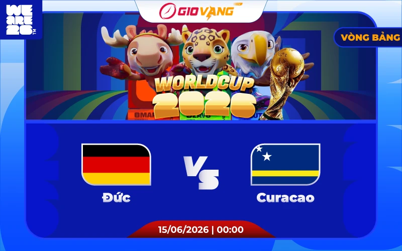 Soi kèo Đức vs Caracao 00h00 ngày 15/6/2026 – World Cup 2026