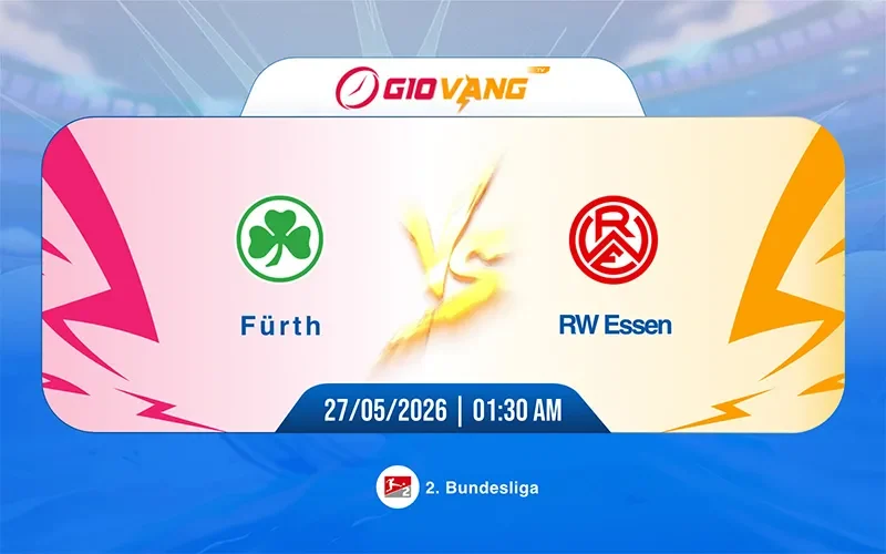 Soi kèo Furth vs RW Essen 01h30 ngày 27/5/2026 – Hạng 2 Đức