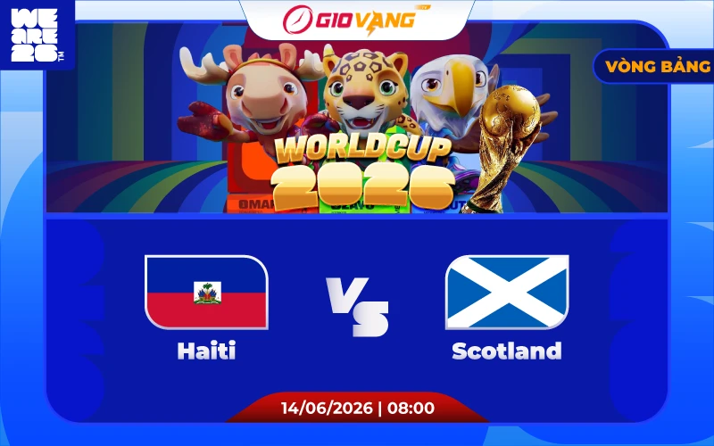Soi kèo Haiti vs Scotland 08h00 ngày 14/6/2026 – World Cup 2026