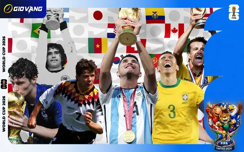Top 5 Các Đội Vô Địch World Cup Nhiều Lần Nhất Lịch Sử