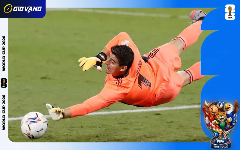 Mỗi trận đấu của Courtois luôn mang lại sự yên tâm