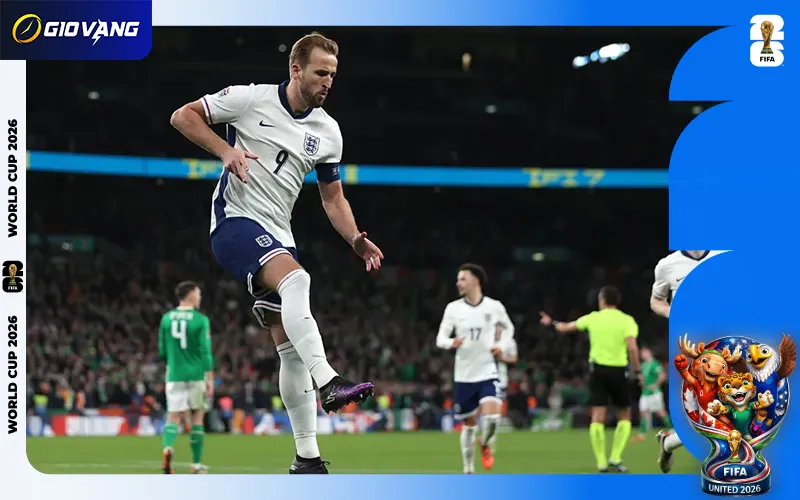 Harry Kane được dự đoán Vua phá lưới tại World Cup 2026