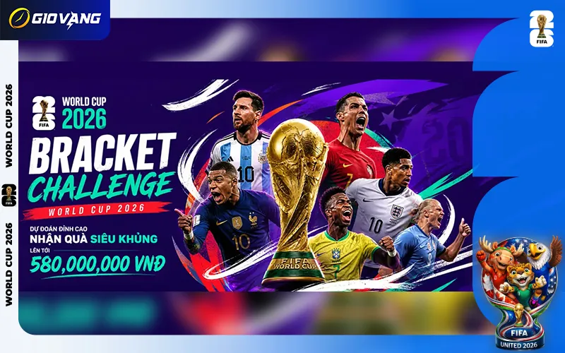 Sự kiện Bracket Challenge World Cup 2026 BIN88