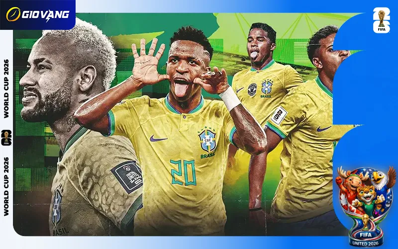 Nhận định đội tuyển Brazil tại World Cup 2026 với hàng công mạnh mẽ
