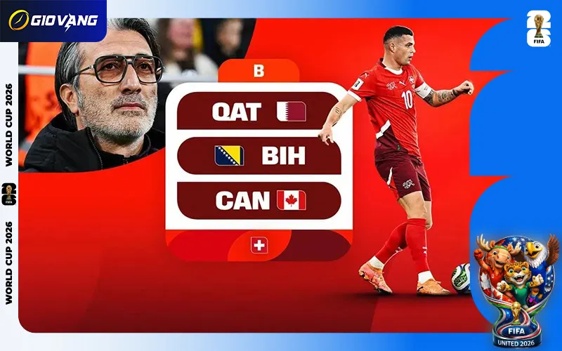 Nhận định đội tuyển Thụy Sĩ tại World Cup 2026 vượt trội ở bảng B