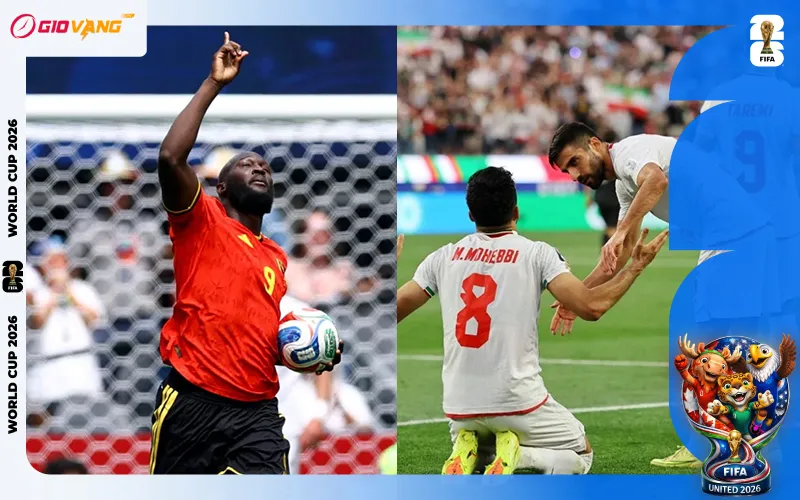 Nhận định soi kèo bóng đá Bỉ vs Iran 02h00 ngày 22/6/2026