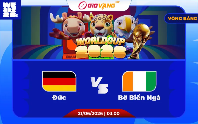 Soi kèo Đức vs Bờ Biển Ngà 03h00 ngày 21/6/2026 – World Cup 2026