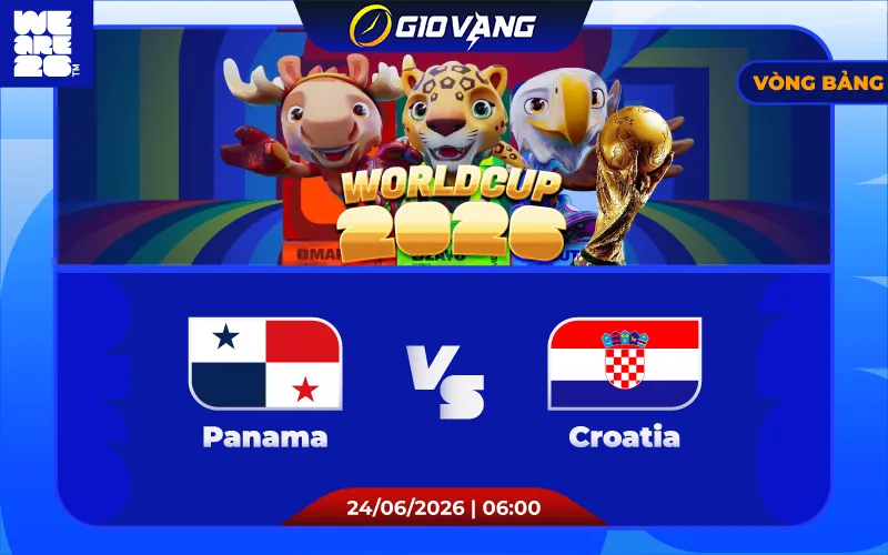 Soi kèo Panama vs Croatia 06h00 ngày 24/6/2026 – World Cup 2026