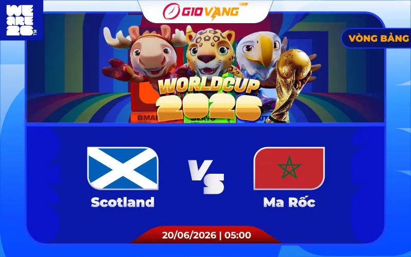 Soi kèo Scotland vs Maroc 05h00 ngày 20/6/2026 – World Cup 2026