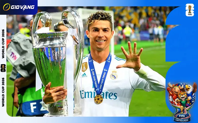 Tiểu sử Cristiano Ronaldo được lấp đầy từ khi đến Real Madrid