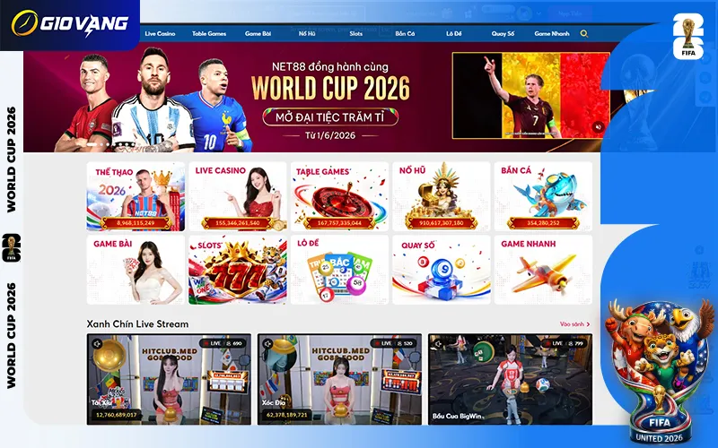NET88 lọt top trang cá độ bóng đá uy tín hiện nay