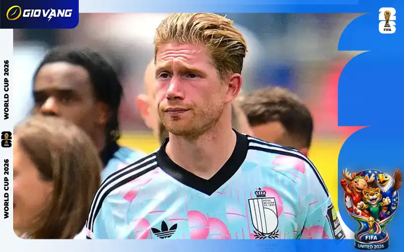 Kevin de Bruyne đã có 124 lần ra sân cho tuyển Bỉ