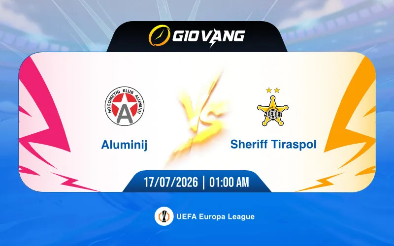 Soi kèo Aluminij vs Sheriff 01h00 ngày 17/7/2026 – Cup C2