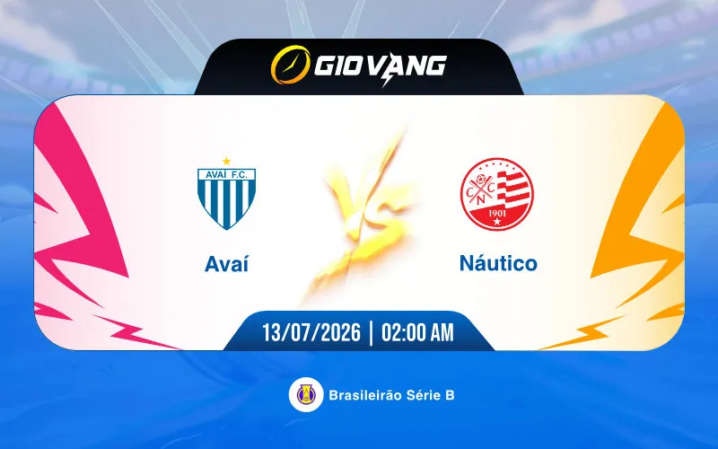 Soi kèo Avai vs Nautico 02h00 ngày 13/7/2026 – Hạng 2 Brazil