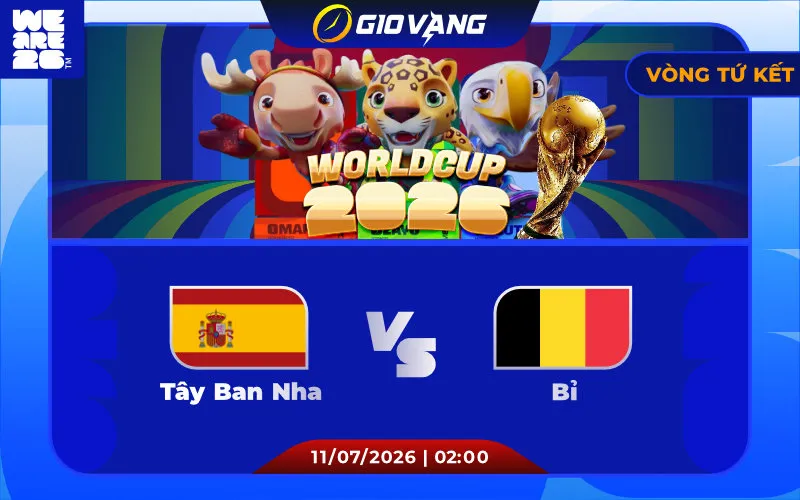 Soi kèo Tây Ban Nha vs Bỉ 02h00 ngày 11/7/2026 – World Cup 2026